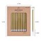 24-Count Gold Long Thin Metallic Birthday Candles, Cake Candles, Birthday Parties, Wedding Decorations, Party Candles, Cake Decorations